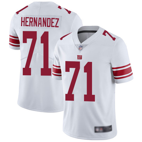 Men New York Giants 71 Will Hernandez White Vapor Untouchable Limited Player Football NFL Jersey